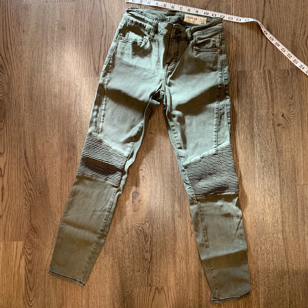 Pistola army green skinny pants